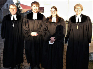 Ordination von Christina Saueracker und Jakob Neunhoeffer